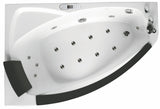 EAGO - 5 ft Clear Rounded Right Corner Acrylic Whirlpool Bathtub | AM198ETL-R EAGO - 5 ft Clear Rounded Right Corner Acrylic Whirlpool Bathtub | AM198ETL-R