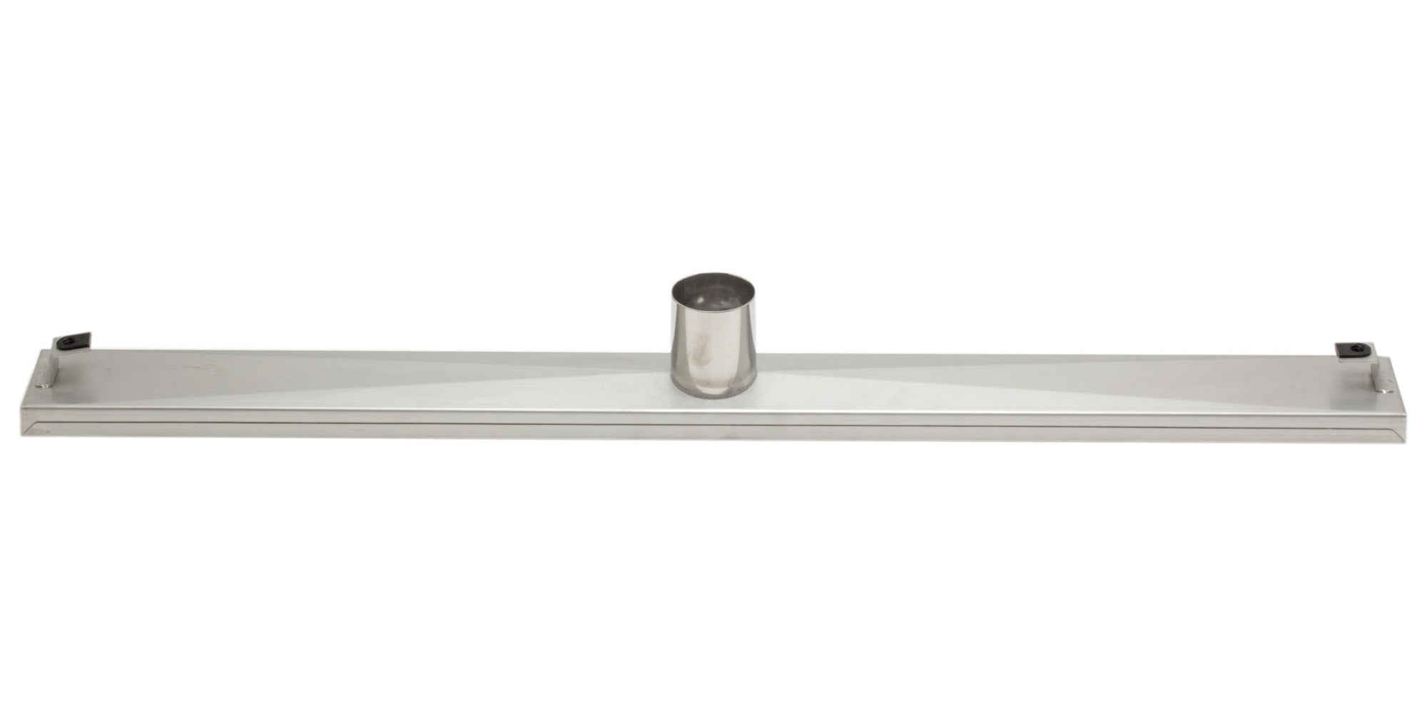 ALFI Brand - 32" Modern Stainless Steel Linear Shower Drain with Groove Holes | ABLD32C-BSS ALFI Brand - 32" Modern Stainless Steel Linear Shower Drain with Groove Holes | ABLD32C-BSS