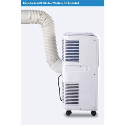 Honeywell Portable A/C Honeywell - 8,000 BTU Compact Portable Air Conditioner, Dehumidifier & Fan - White & Silver, MO08CESWS6 Honeywell Portable A/C Honeywell - 8,000 BTU Compact Portable Air Conditioner, Dehumidifier & Fan - White & Silver, MO08CESWS6