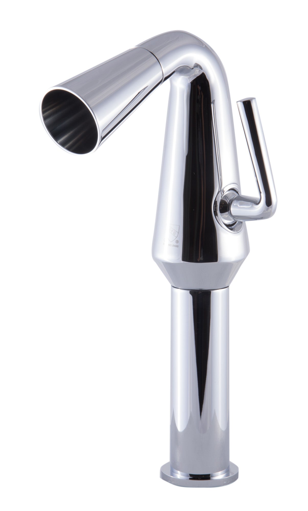 ALFI Brand - Polished Chrome Single Hole Tall Cone Waterfall Bathroom Faucet | AB1792-PC ALFI Brand - Polished Chrome Single Hole Tall Cone Waterfall Bathroom Faucet | AB1792-PC