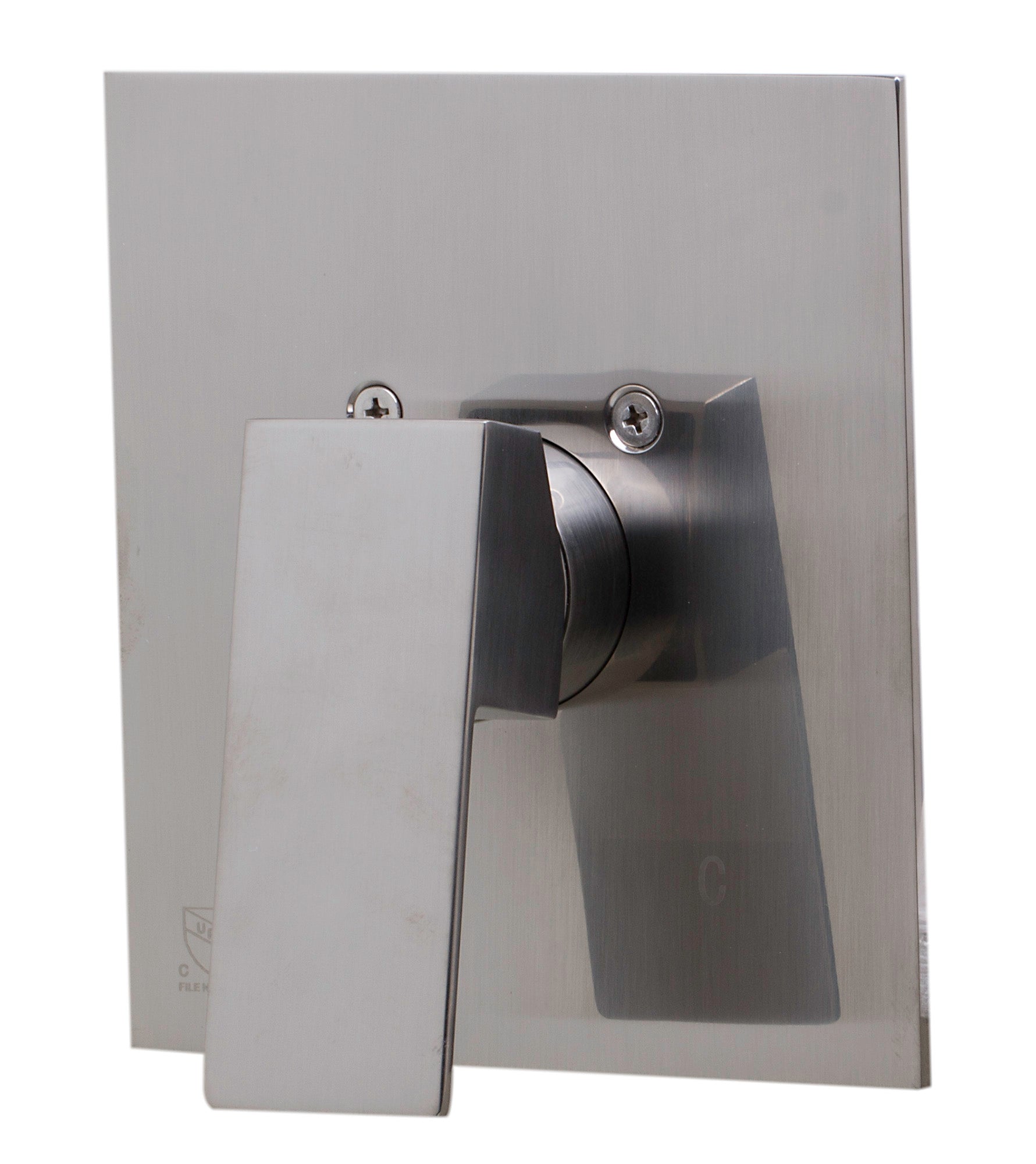 ALFI Brand - Brushed Nickel Shower Valve Mixer with Square Lever Handle | AB5501-BN ALFI Brand - Brushed Nickel Shower Valve Mixer with Square Lever Handle | AB5501-BN