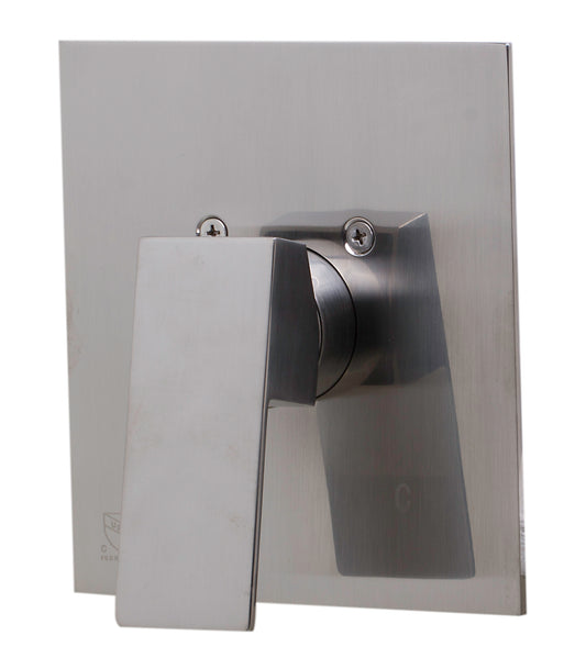 ALFI Brand - Brushed Nickel Shower Valve Mixer with Square Lever Handle | AB5501-BN