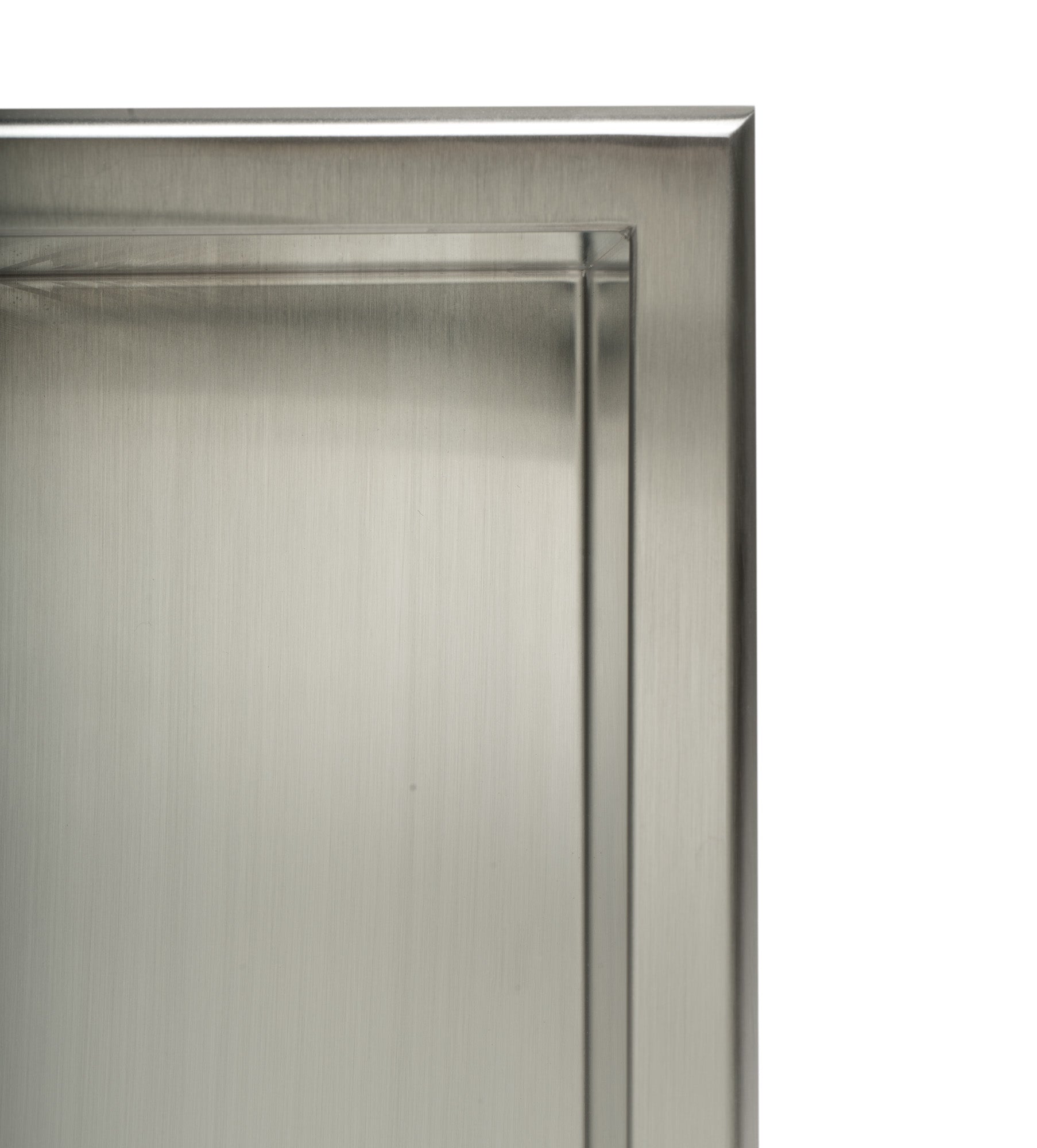 ALFI Brand - 16 x 16 Brushed Stainless Steel Square Single Shelf Bath Shower Niche | ABN1616-BSS ALFI Brand - 16 x 16 Brushed Stainless Steel Square Single Shelf Bath Shower Niche | ABN1616-BSS