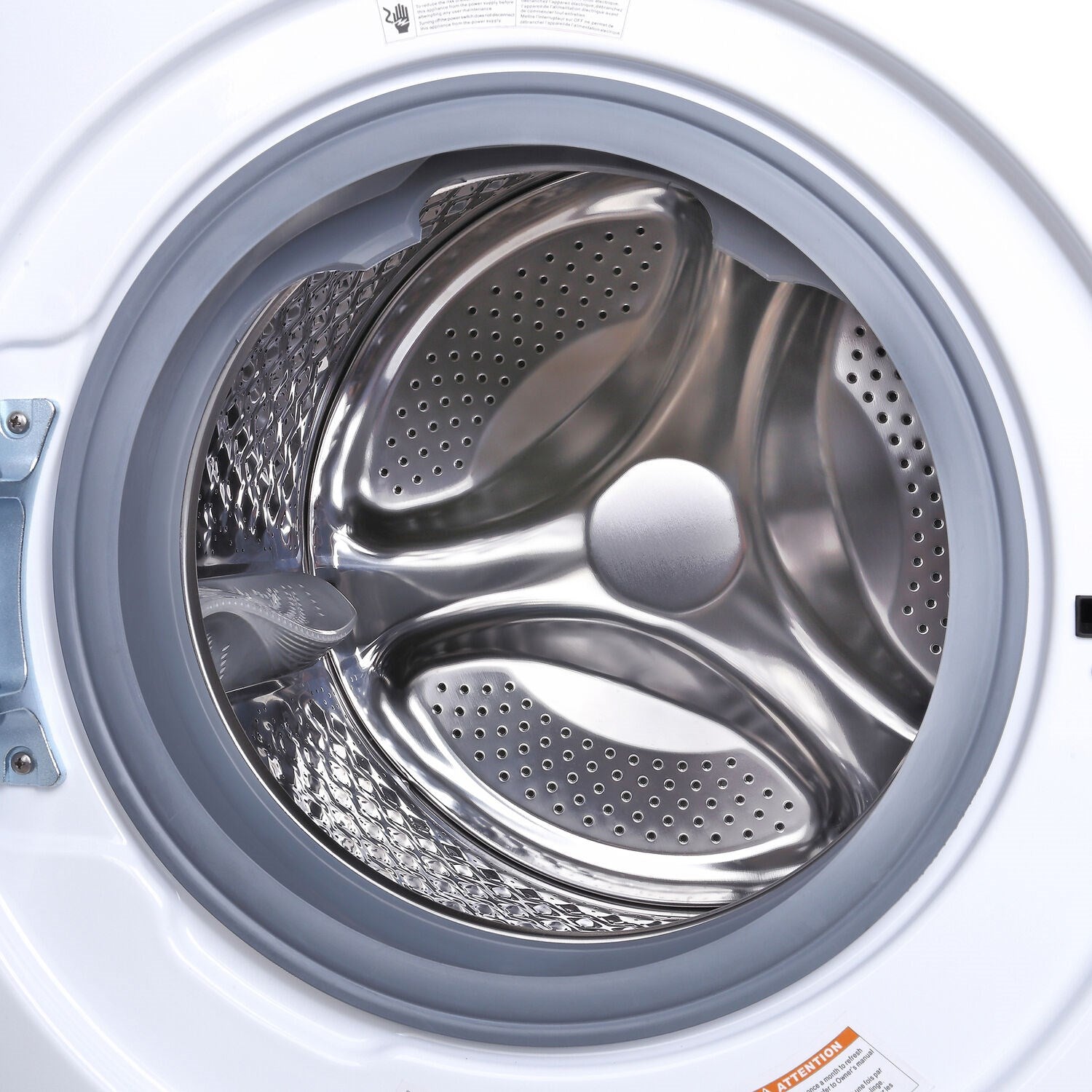 Magic Chef - 24 in. 2.7 cu. ft. Front Load Compact Washer | MCSFLW27W Magic Chef - 24 in. 2.7 cu. ft. Front Load Compact Washer | MCSFLW27W