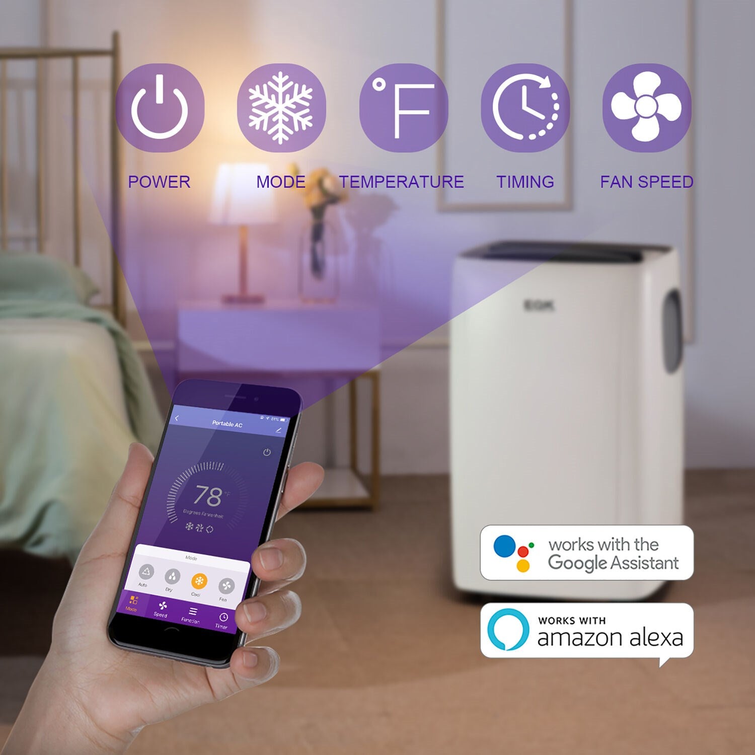 Emerson Quiet - 12000 BTU Portable Air Conditioner with Wifi Controls | EAPC12RSD1 Emerson Quiet - 12000 BTU Portable Air Conditioner with Wifi Controls | EAPC12RSD1