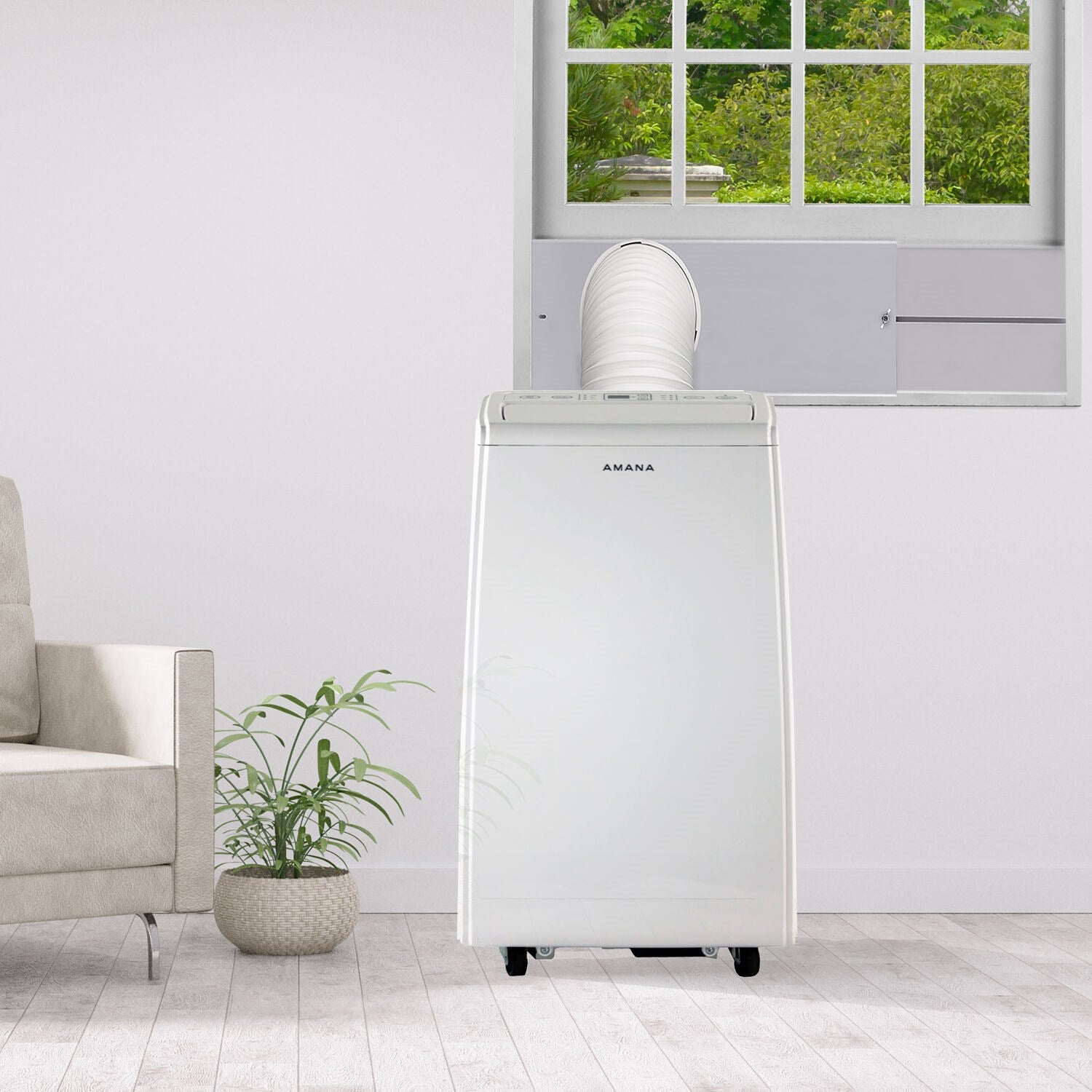 Amana - 7,000 BTU Portable Air Conditioner with Dehumidifer | AMAP064AW Amana - 7,000 BTU Portable Air Conditioner with Dehumidifer | AMAP064AW