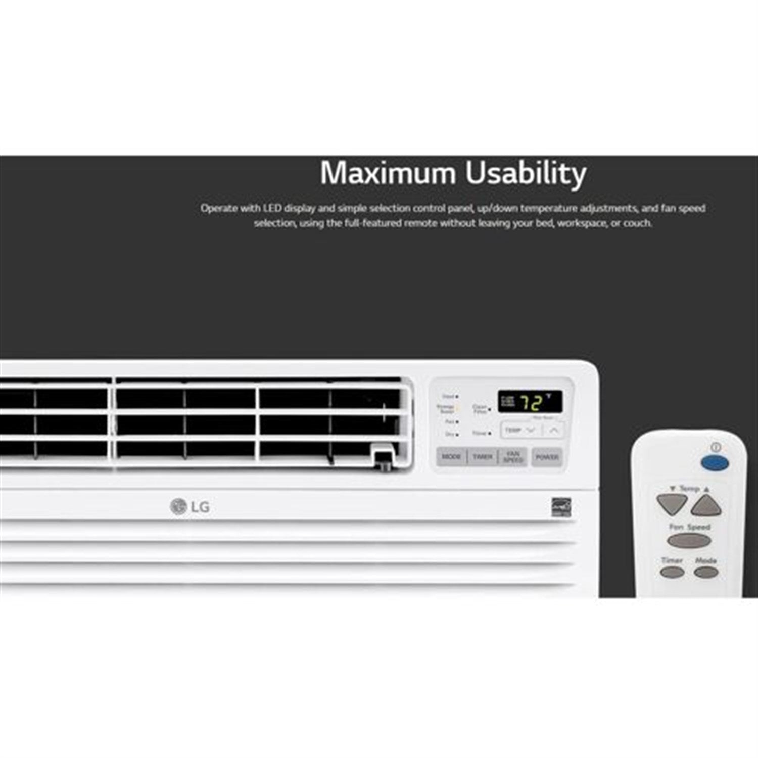 LG - 14,000 BTU Through the Wall Air Conditioner, 230V | LT1430CNR LG - 14,000 BTU Through the Wall Air Conditioner, 230V | LT1430CNR