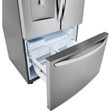 LG - 29 CF 3-Door Refrigerator, Water Only Dispenser, Stainless Look LG - 29 CF 3-Door Refrigerator, Water Only Dispenser, Stainless Look