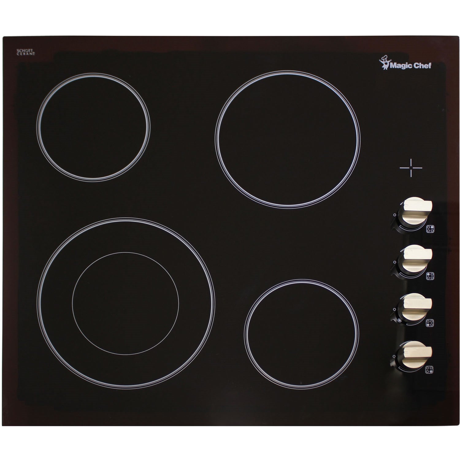 Magic Chef - 24 inch Built In Electric Cooktop | MCSCTE24BG Magic Chef - 24 inch Built In Electric Cooktop | MCSCTE24BG