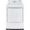 LG - 7.3 cu. ft. White Electric Front Load Dryer with Sensor Dry | DLE7000W