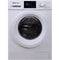 Magic Chef - 24 in. 2.7 cu. ft. Front Load Compact Washer | MCSFLW27W