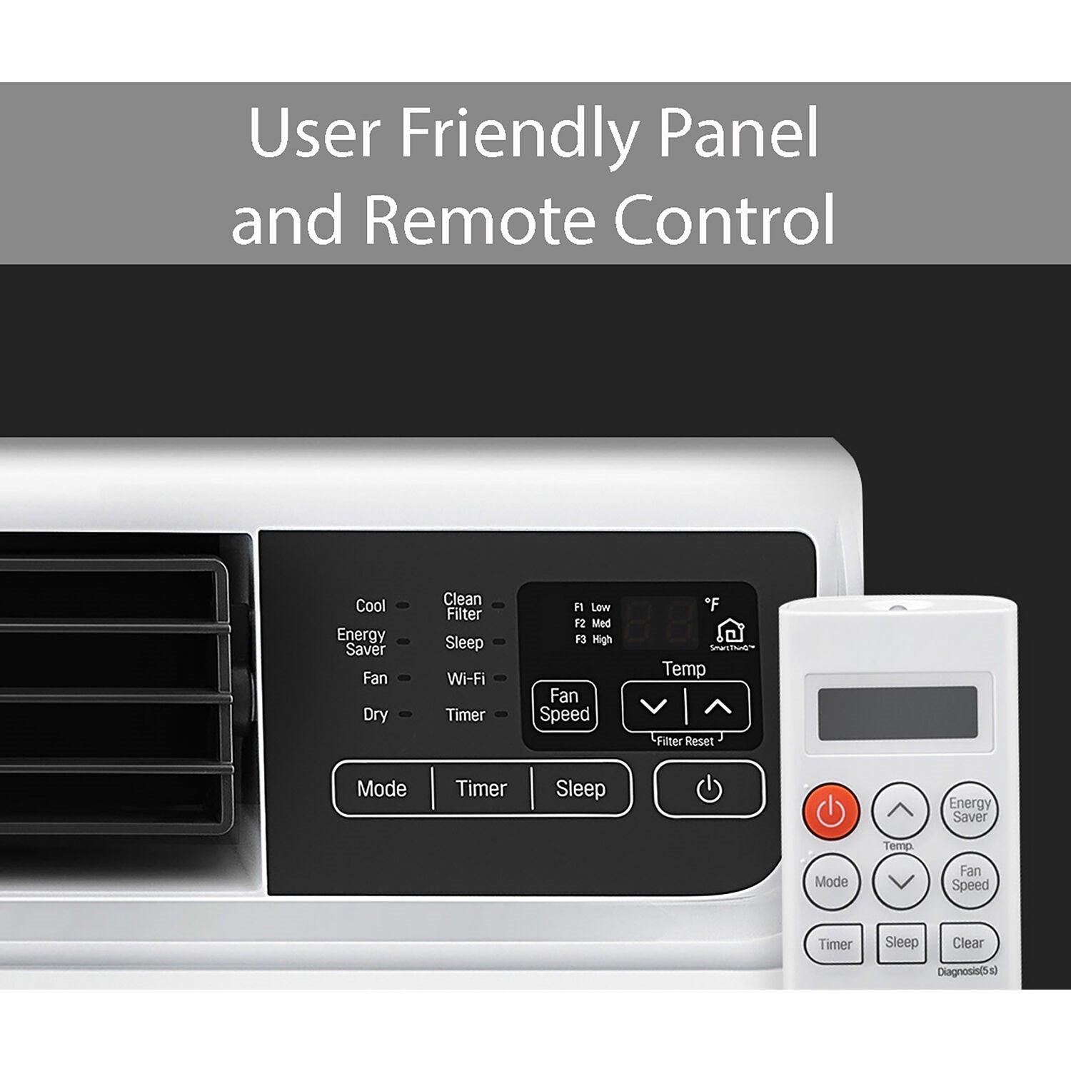 LG - 12,000 BTU Window Air Conditioner with Inverter | LW1222IVSM LG - 12,000 BTU Window Air Conditioner with Inverter | LW1222IVSM