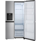 LG - 27 CF Side-by-Side, Ice & Water Dispenser, Stainless Look LG - 27 CF Side-by-Side, Ice & Water Dispenser, Stainless Look