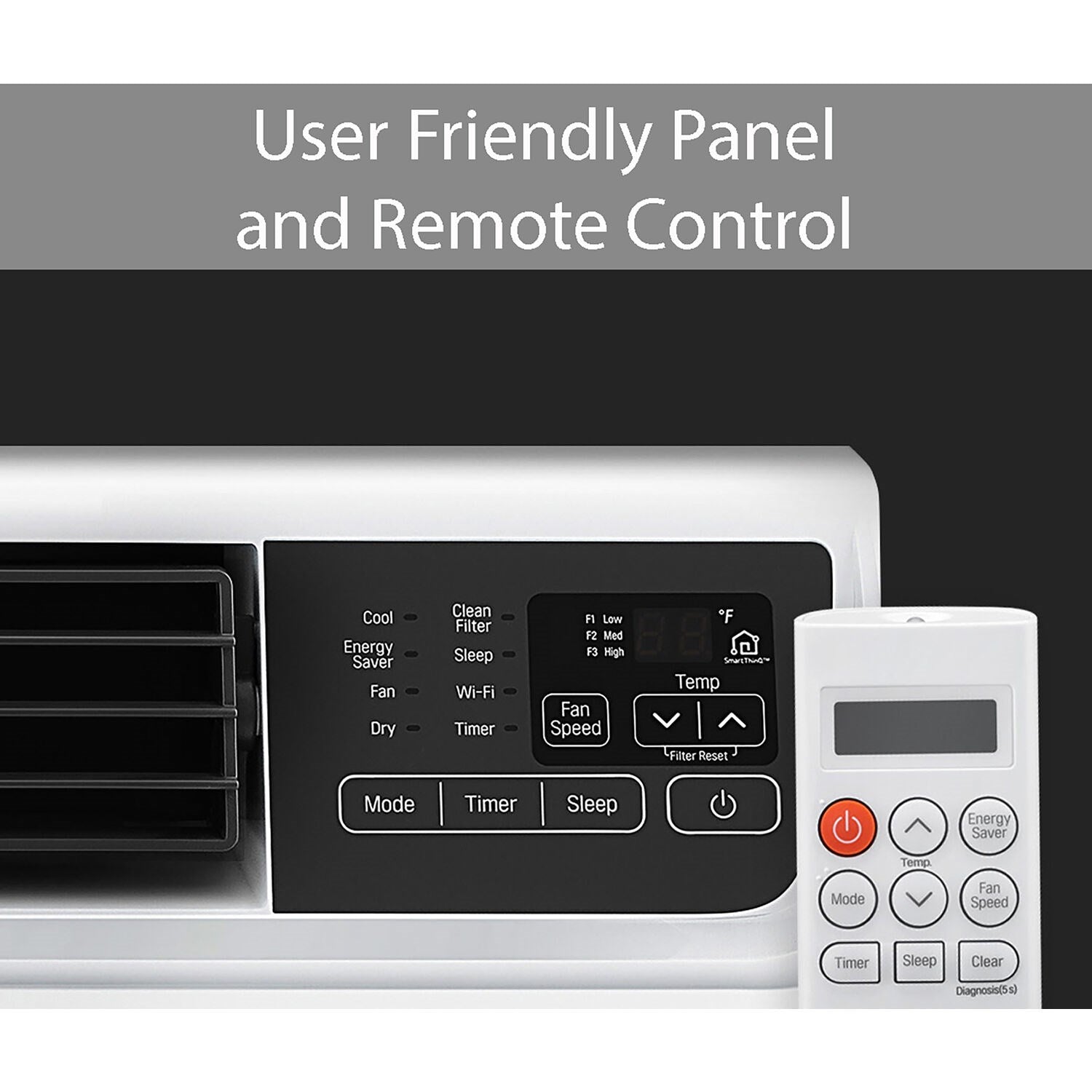 LG - 24,000 BTU Window Air Conditioner with Inverter | LW2422IVSM LG - 24,000 BTU Window Air Conditioner with Inverter | LW2422IVSM