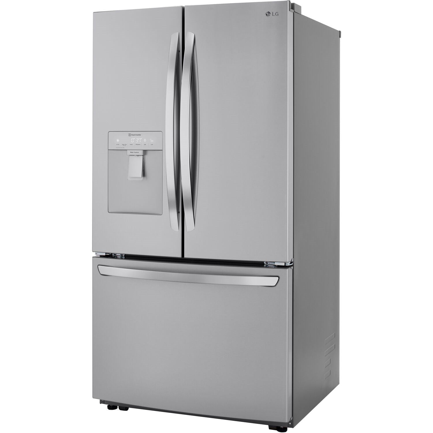 LG - 29 CF 3-Door Refrigerator, Water Only Dispenser, Stainless Look LG - 29 CF 3-Door Refrigerator, Water Only Dispenser, Stainless Look