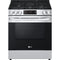 LG - 5.8 CF Gas Single Oven Slide-In Range, EasyClean Plus Self Clean, ThinQ - Stainless LSGL5831F