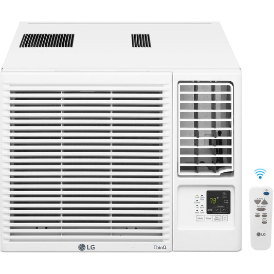 LG - 18,000 BTU Heat/Cool Window Air Conditioner w/Wifi Controls | LW1821HRSM