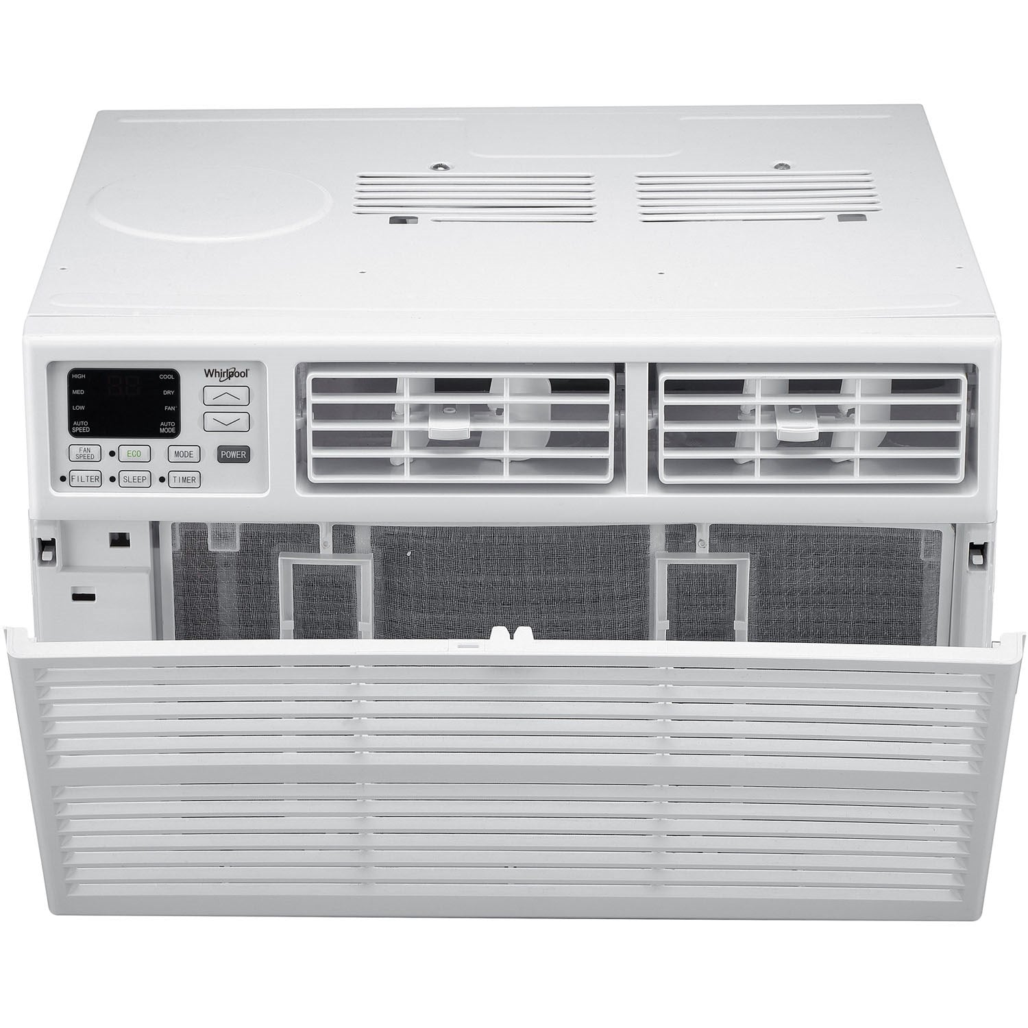 Whirlpool - 8,000 BTU Window AC with Electronic Controls | WHAW081BW Whirlpool - 8,000 BTU Window AC with Electronic Controls | WHAW081BW