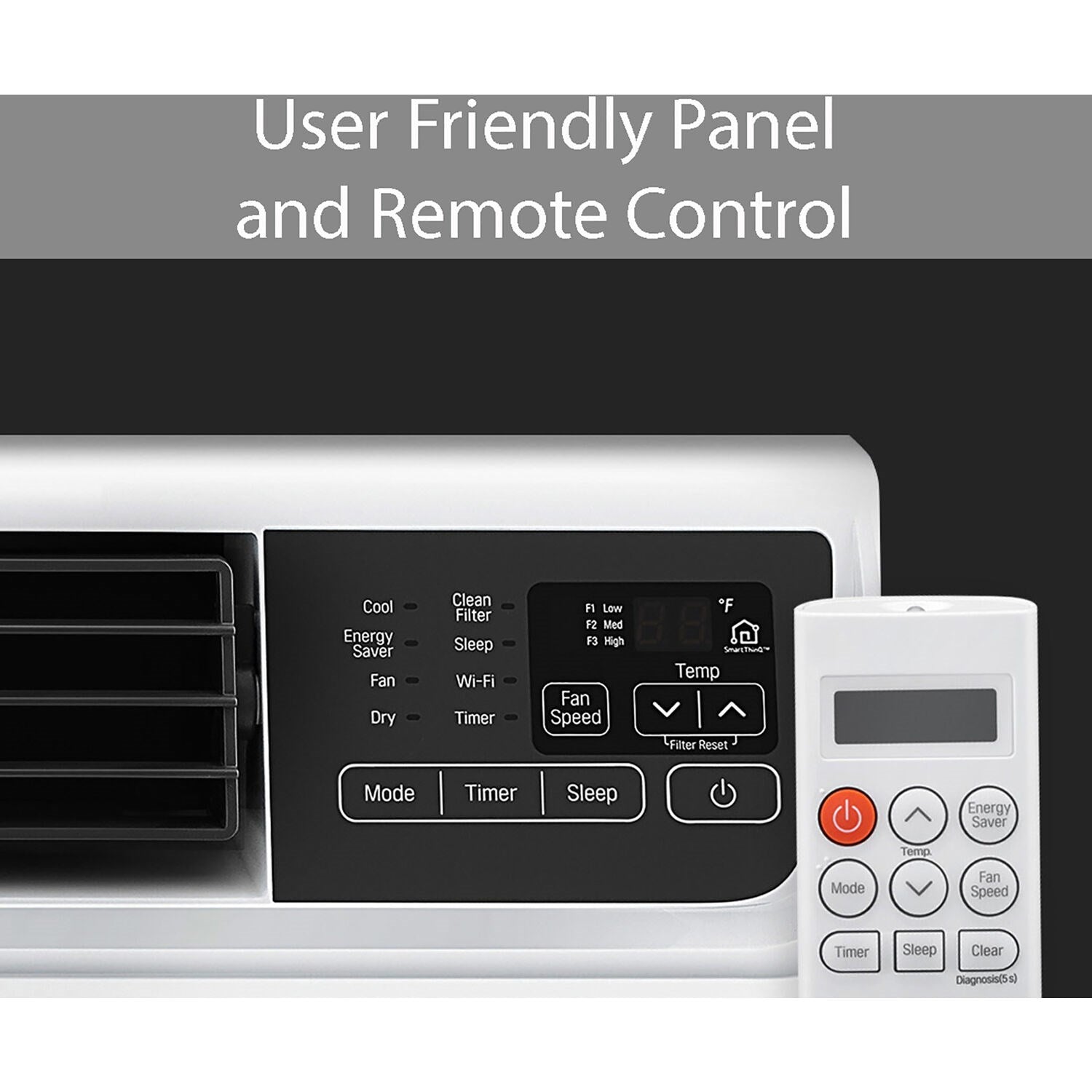 LG - 18,000 BTU Window Air Conditioner with Inverter, 230V | LW1817IVSM LG - 18,000 BTU Window Air Conditioner with Inverter, 230V | LW1817IVSM