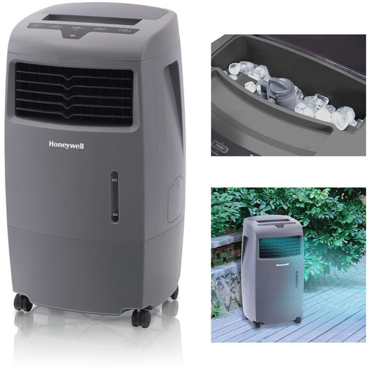 Honeywell - 500 CFM Indoor/Outdoor Portable Evaporative Air Cooler | CO25AE