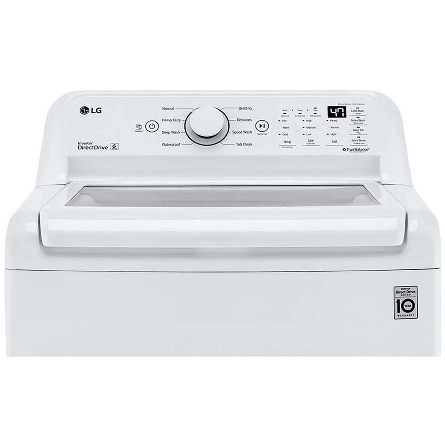 LG - 4.3 CF Ultra Large Capacity Top Load Washer with Agitator LG - 4.3 CF Ultra Large Capacity Top Load Washer with Agitator