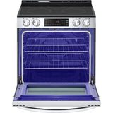 LG - 6.3 CF Electric Single Oven Slide-In Range, Self Clean, ThinQ,Printproof LG - 6.3 CF Electric Single Oven Slide-In Range, Self Clean, ThinQ,Printproof