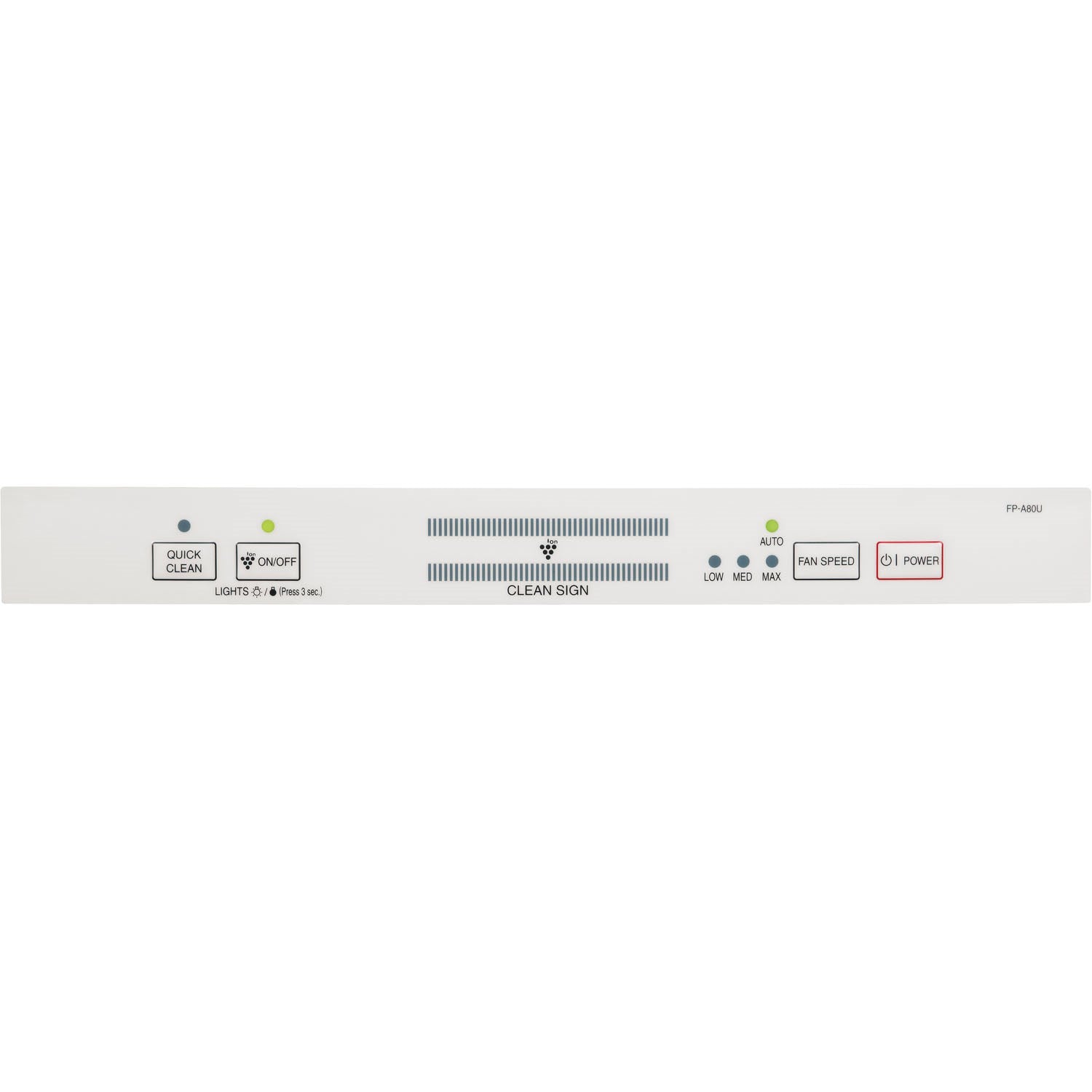 Sharp - Air Purifier, True HEPA, Plasmacluster (Extra Large Rooms) | FP-A80UW Sharp - Air Purifier, True HEPA, Plasmacluster (Extra Large Rooms) | FP-A80UW