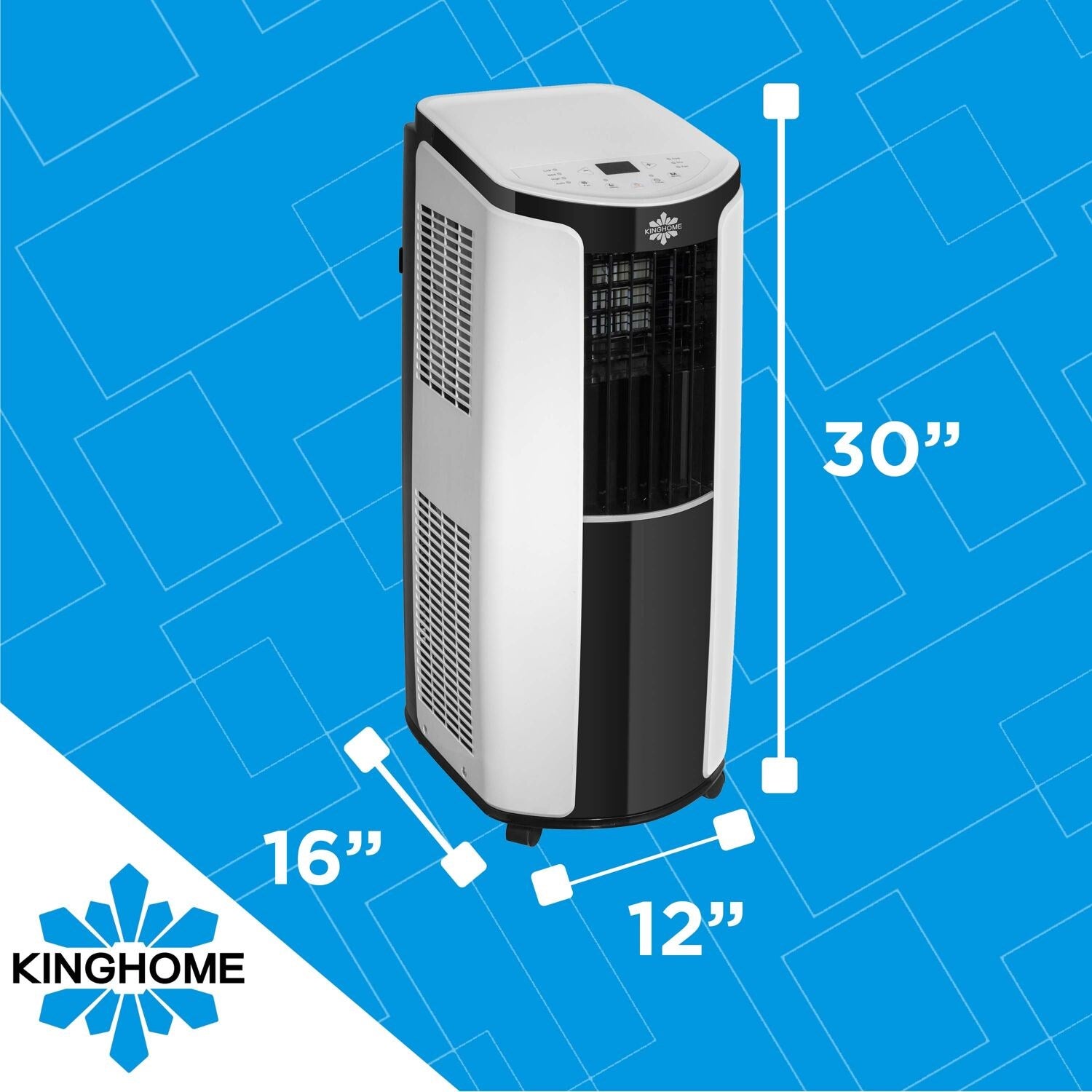 Kinghome - 6,000 BTU Portable Air Conditioner (DOE/CEC) | KHPA06AK Kinghome - 6,000 BTU Portable Air Conditioner (DOE/CEC) | KHPA06AK