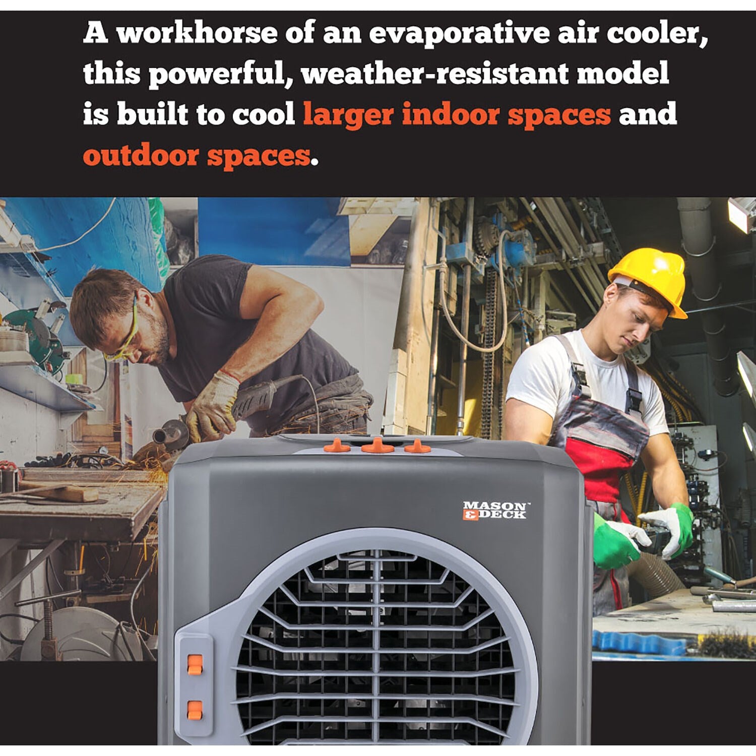 Mason & Deck - 2800 CFM Indoor/Outdoor Portable Evaporative Cooler | ME2MOGO Mason & Deck - 2800 CFM Indoor/Outdoor Portable Evaporative Cooler | ME2MOGO