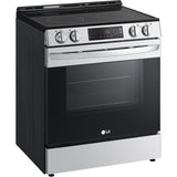 LG - 6.3 CF Electric Single Oven Slide-In Range, Self Clean, ThinQ,Printproof LG - 6.3 CF Electric Single Oven Slide-In Range, Self Clean, ThinQ,Printproof