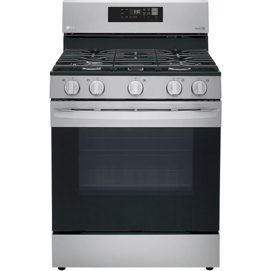 LG - 5.8 CF / 30 inch Gas Range, ThinQ