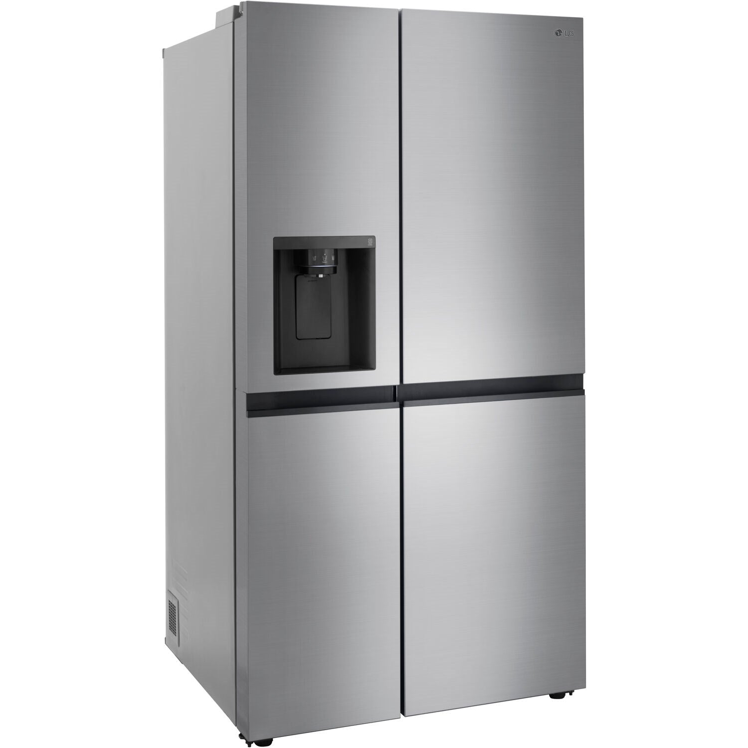 LG - 27 CF Side-by-Side, Ice & Water Dispenser, Stainless Look LG - 27 CF Side-by-Side, Ice & Water Dispenser, Stainless Look