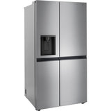 LG - 27 CF Side-by-Side, Ice & Water Dispenser, Stainless Look LG - 27 CF Side-by-Side, Ice & Water Dispenser, Stainless Look