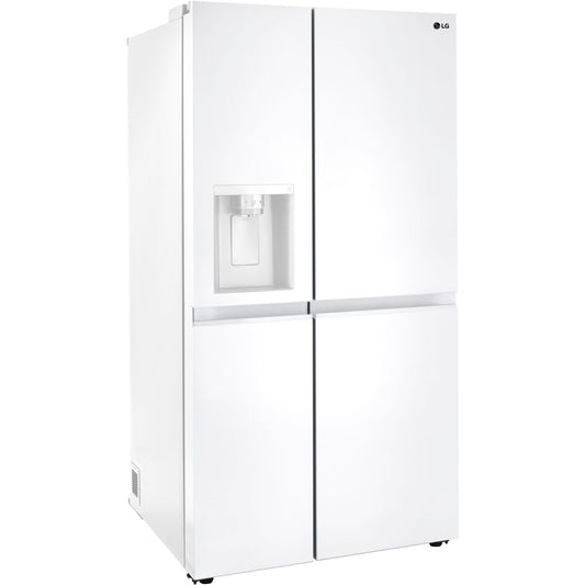 LG - 27 CF Side-by-Side, Ice & Water Dispenser
