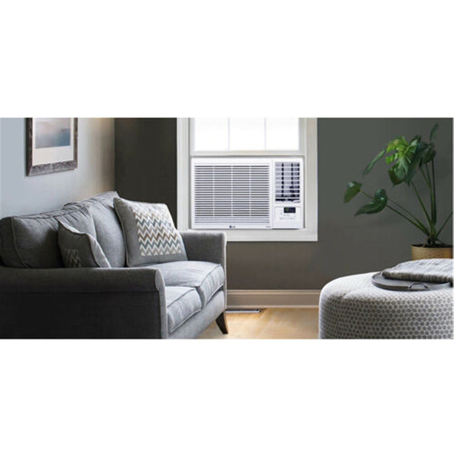 LG - 12,000 BTU Heat/Cool Window Air Conditioner w/Wifi Controls | LW1221HRSM LG - 12,000 BTU Heat/Cool Window Air Conditioner w/Wifi Controls | LW1221HRSM