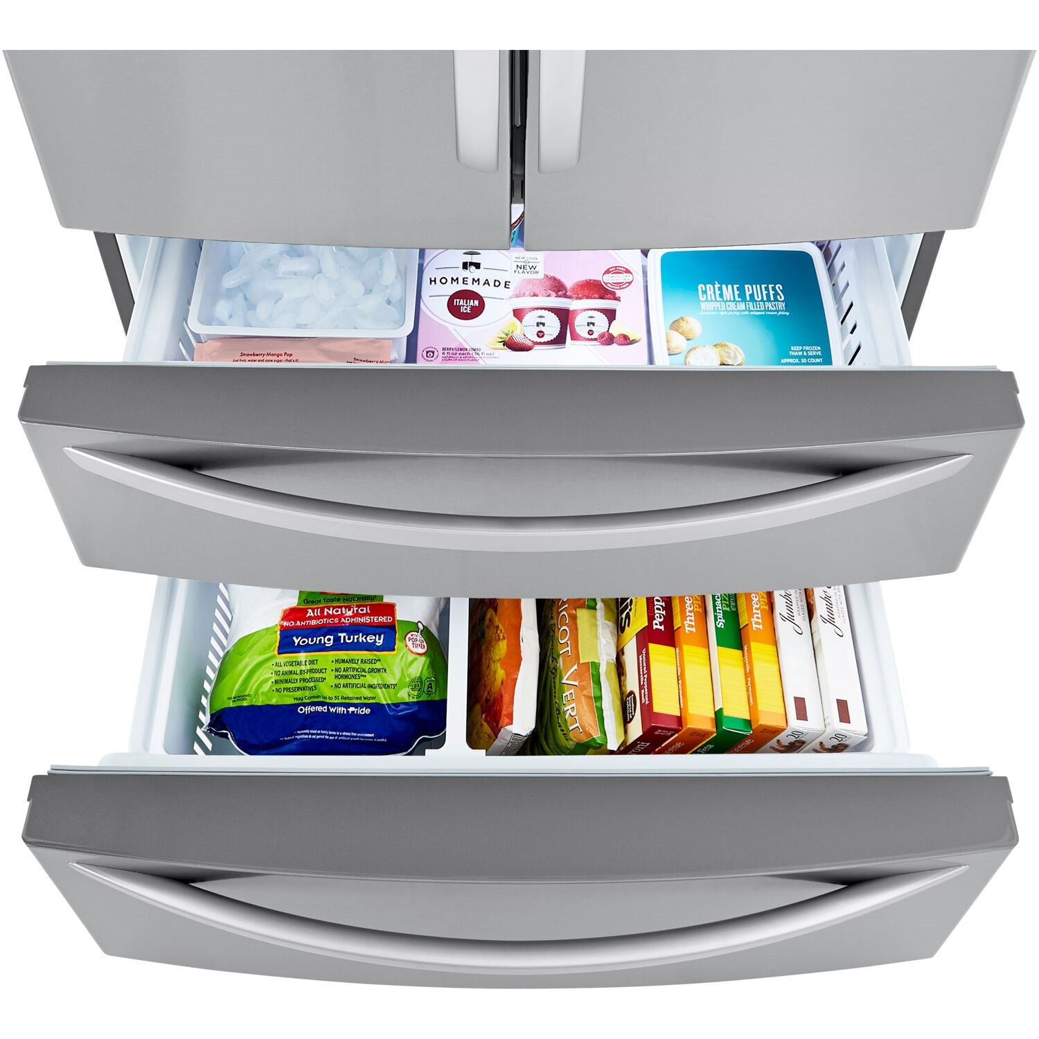 LG - 23 CF Counter-Depth 4-Door French Door, Dispenser LG - 23 CF Counter-Depth 4-Door French Door, Dispenser