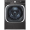 LG - 5.2 Cu. Ft. High-Efficiency Stackable Smart Front Load Washer with Steam and TurboWash | WM8900HBA