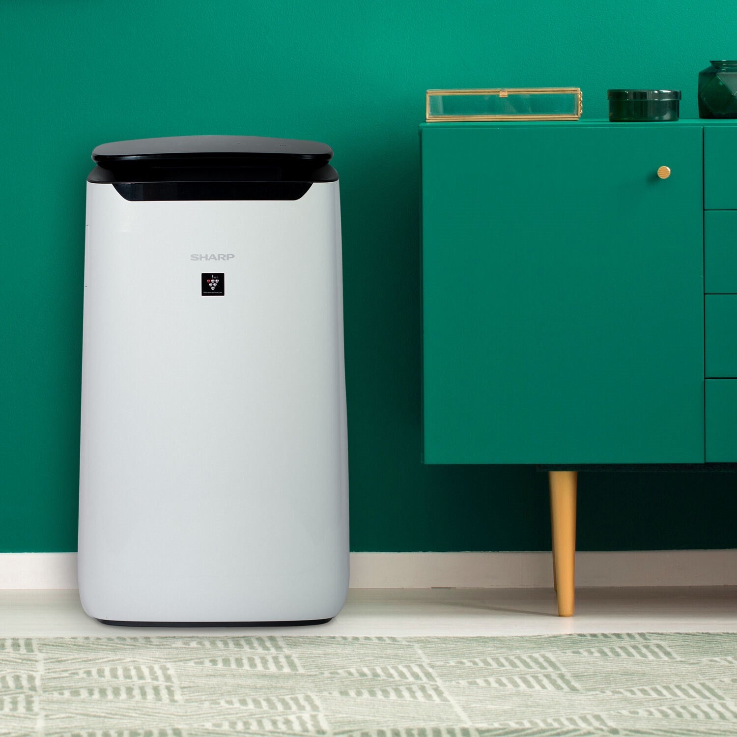 Sharp - Air Purifier, True HEPA, Plasmacluster, Wi-Fi (Large Rooms) | FX-J80UW Sharp - Air Purifier, True HEPA, Plasmacluster, Wi-Fi (Large Rooms) | FX-J80UW