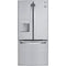 LG - 22 CF French Door, Dispenser, 30 inch Wide - LFDS22520S