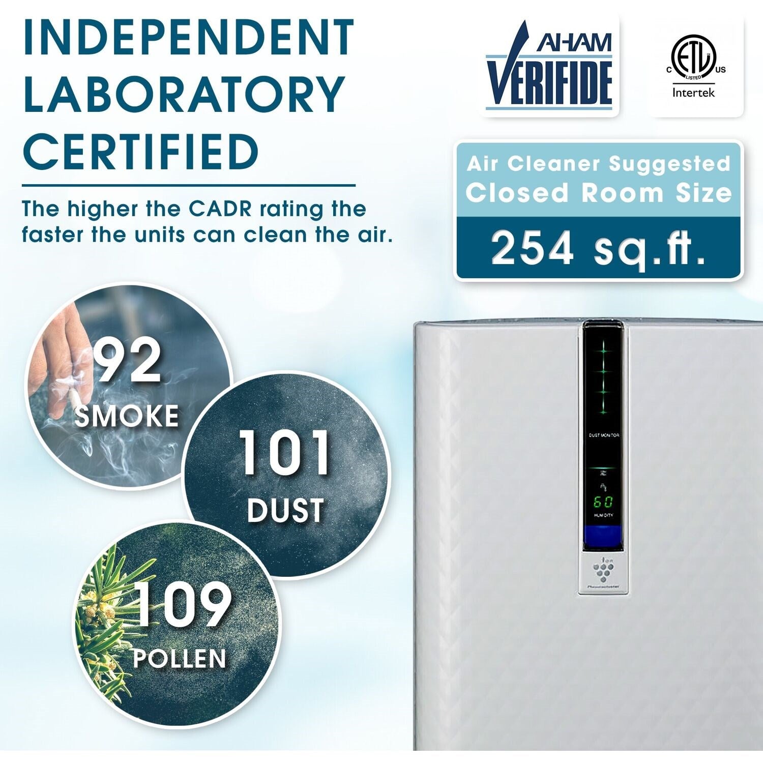 Sharp - Air Purifier / Humidifier, True HEPA, Plasmacluster (Medium-Sized Rooms) | KC-850U Sharp - Air Purifier / Humidifier, True HEPA, Plasmacluster (Medium-Sized Rooms) | KC-850U