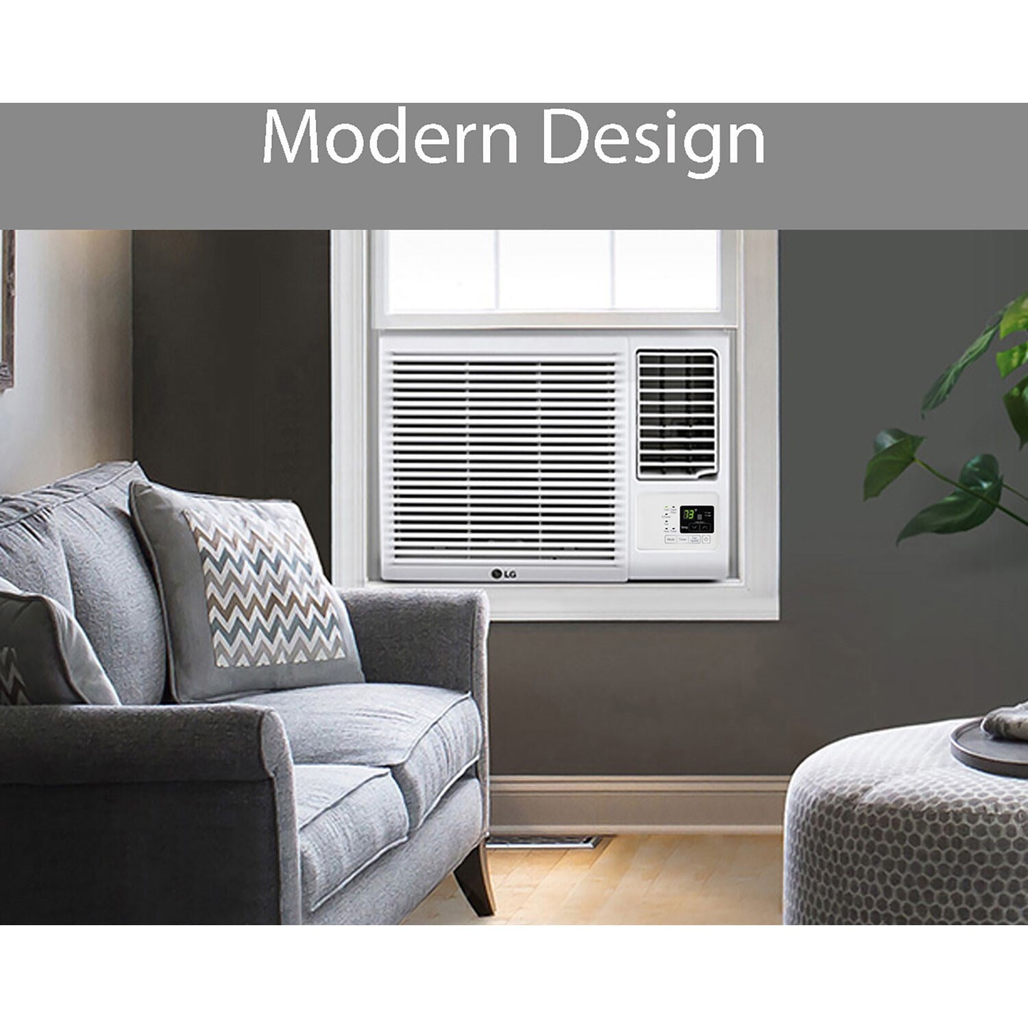 LG - 12,000 BTU Heat/Cool Window Air Conditioner w/Wifi Controls | LW1221HRSM LG - 12,000 BTU Heat/Cool Window Air Conditioner w/Wifi Controls | LW1221HRSM
