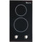 Magic Chef - 12 inch Built-In Electric Cooktop - 2 Elements (120V) | MCSCTE12BG2