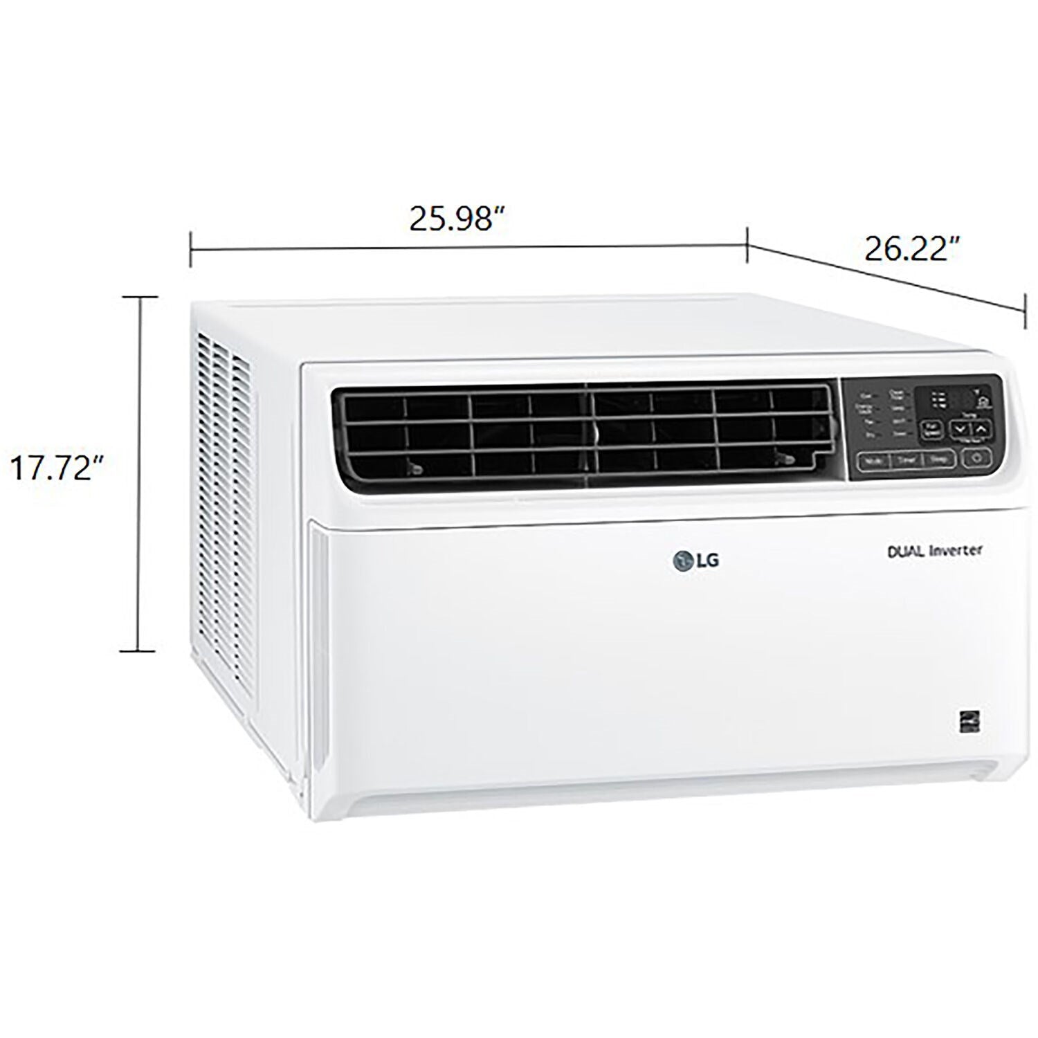 LG - 18,000 BTU Window Air Conditioner with Inverter, 230V | LW1817IVSM LG - 18,000 BTU Window Air Conditioner with Inverter, 230V | LW1817IVSM
