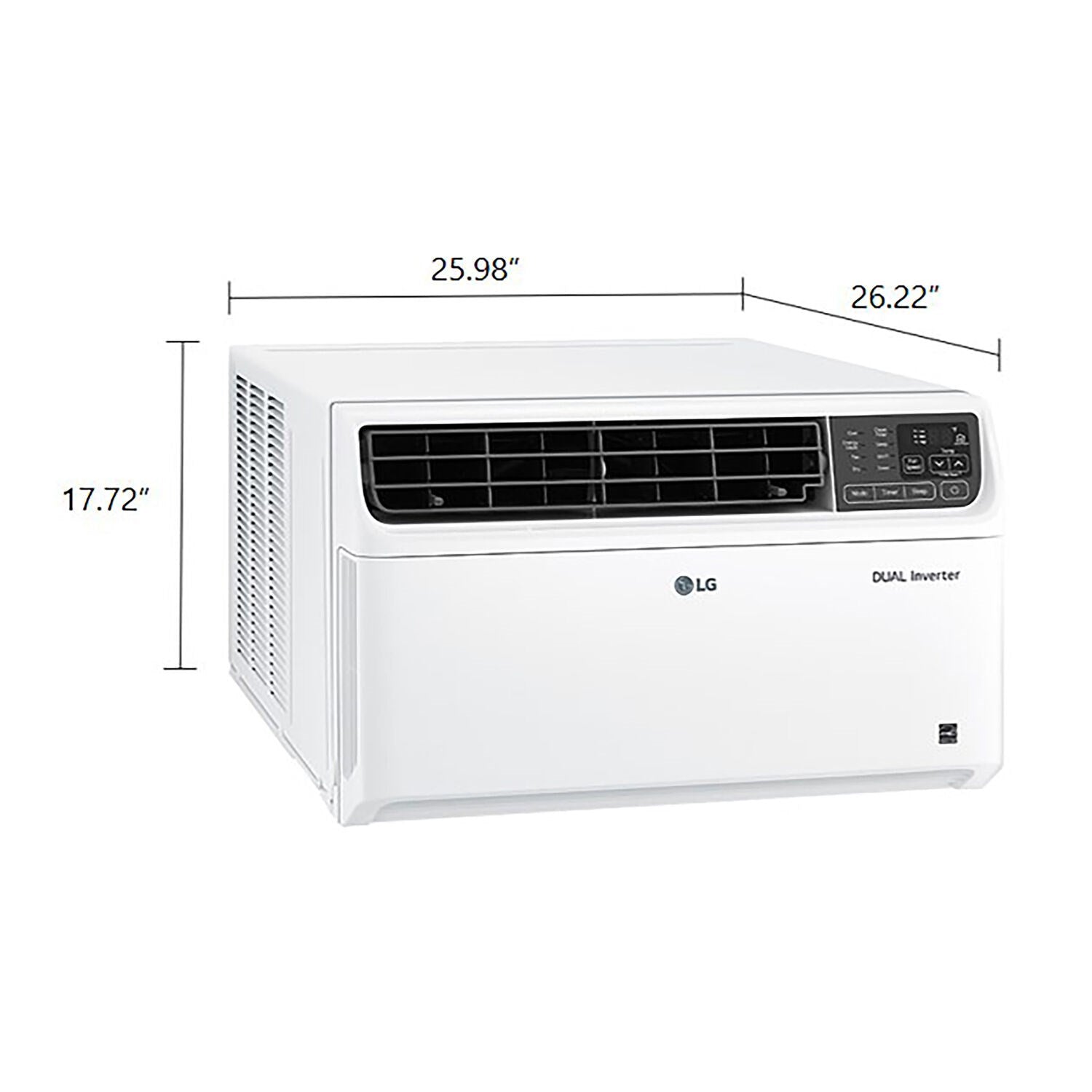LG - 24,000 BTU Window Air Conditioner with Inverter | LW2422IVSM LG - 24,000 BTU Window Air Conditioner with Inverter | LW2422IVSM