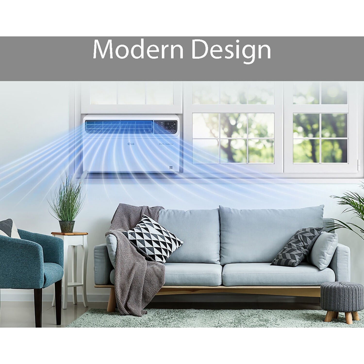 LG - 18,000 BTU Window Air Conditioner with Inverter, 230V | LW1817IVSM LG - 18,000 BTU Window Air Conditioner with Inverter, 230V | LW1817IVSM