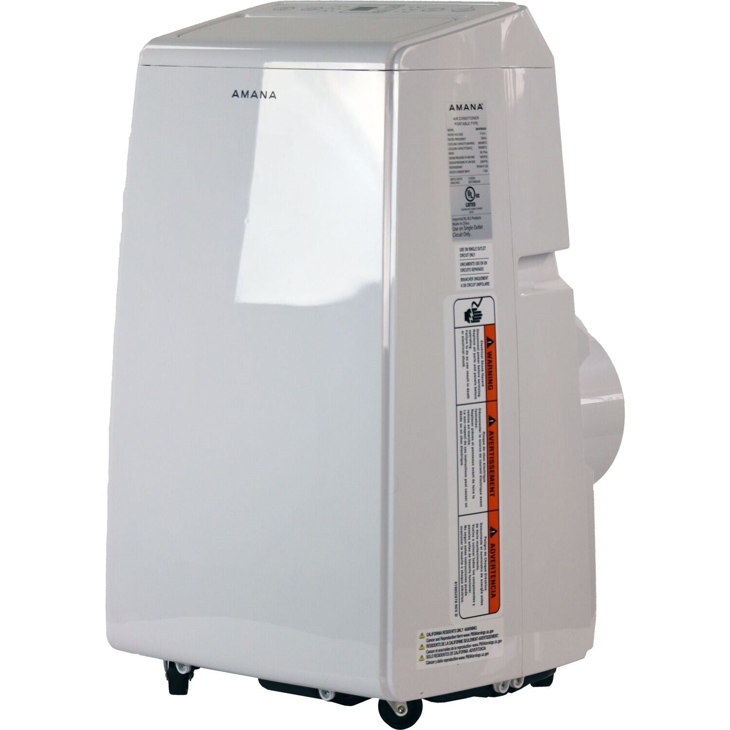 Amana - 7,000 BTU Portable Air Conditioner with Dehumidifer | AMAP064AW Amana - 7,000 BTU Portable Air Conditioner with Dehumidifer | AMAP064AW