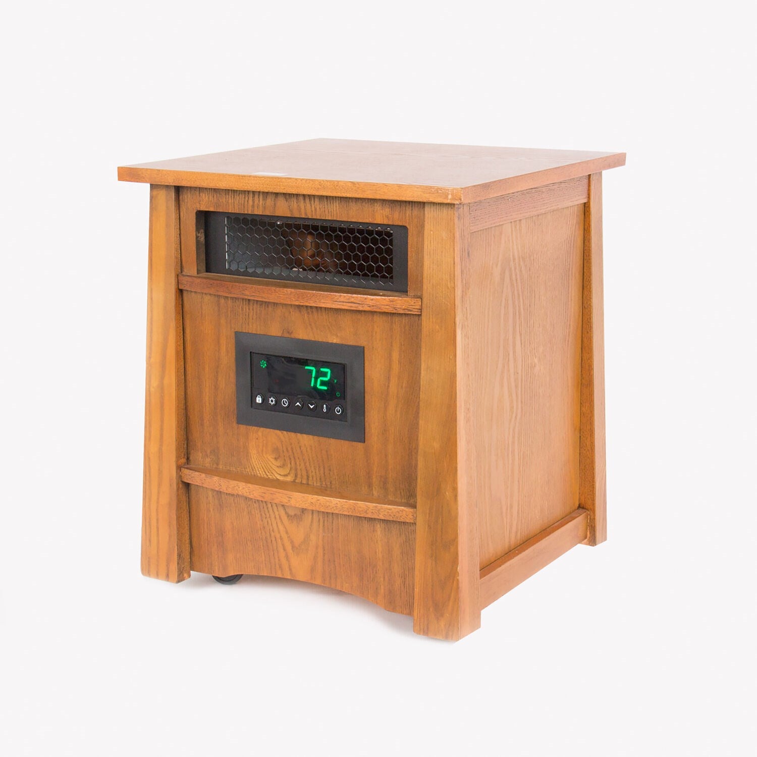 LifeSmart - 8 Element IR Heater Wood Cabinet | LS-8WIQH-LB-IN LifeSmart - 8 Element IR Heater Wood Cabinet | LS-8WIQH-LB-IN