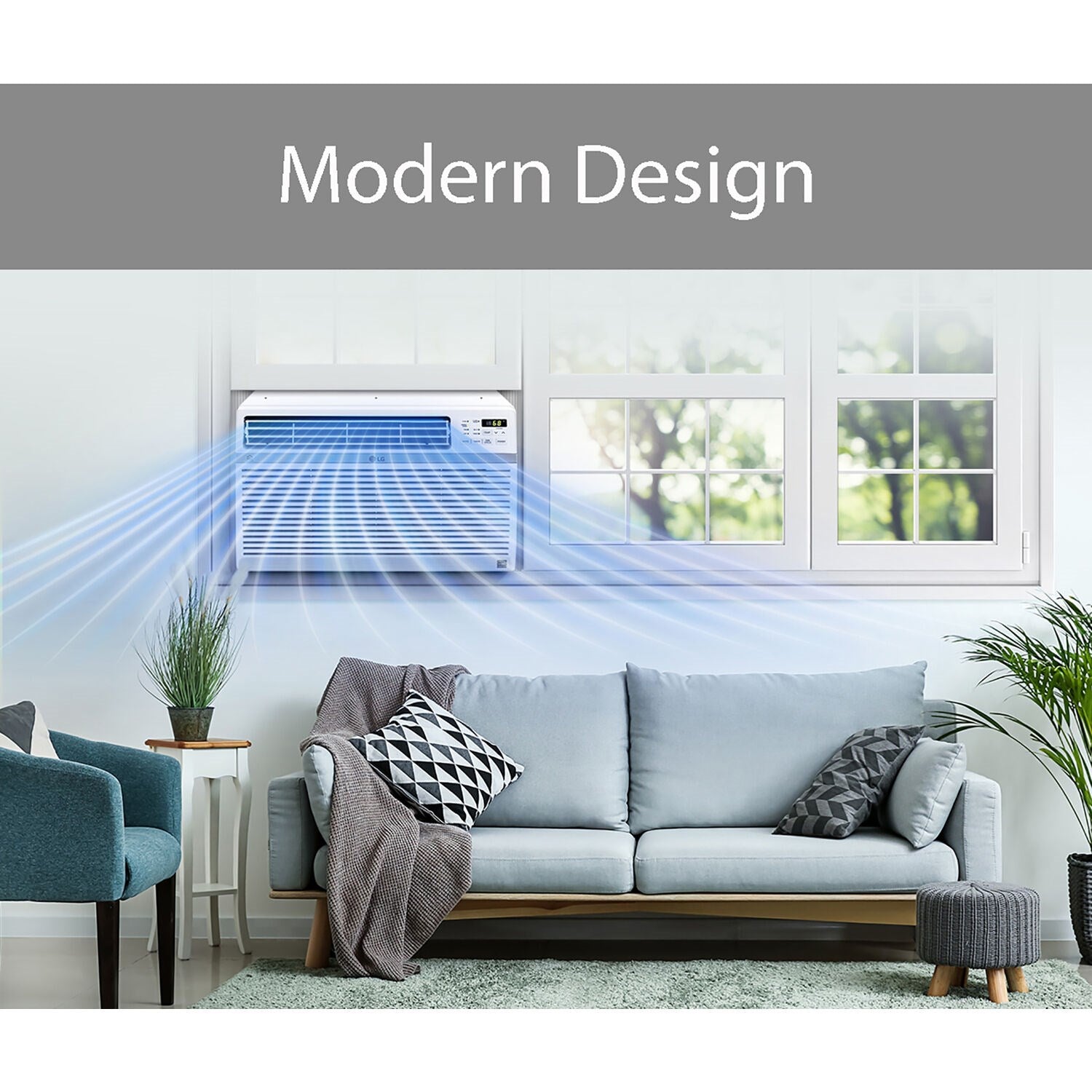 LG - 6,000 BTU High Efficiency Window Air Conditioner | LW6019ER LG - 6,000 BTU High Efficiency Window Air Conditioner | LW6019ER