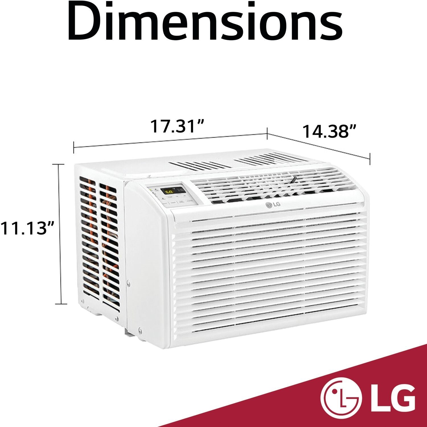 LG - 6,000 BTU Window Air Conditioner | LW6017R LG - 6,000 BTU Window Air Conditioner | LW6017R