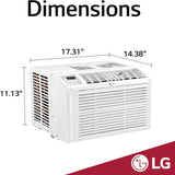 LG - 6,000 BTU Window Air Conditioner | LW6017R LG - 6,000 BTU Window Air Conditioner | LW6017R